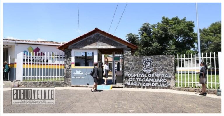 El Hospital General de Tacámbaro a su máxima capacidad en atención de COVID-19