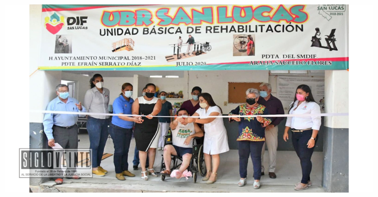 Inaugura el Sistema DIF Michoacán Unidad Básica de Rehabilitación en San Lucas