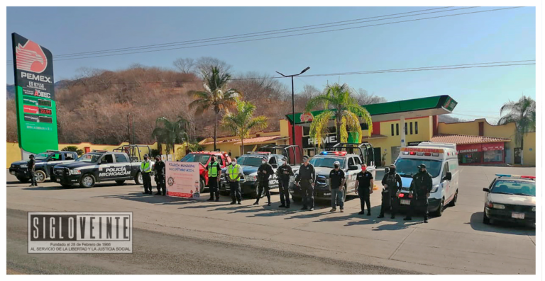 Inicia Policía Michoacán y Tránsito de Carácuaro y Nocupétaro Operativo Semana Santa 2021