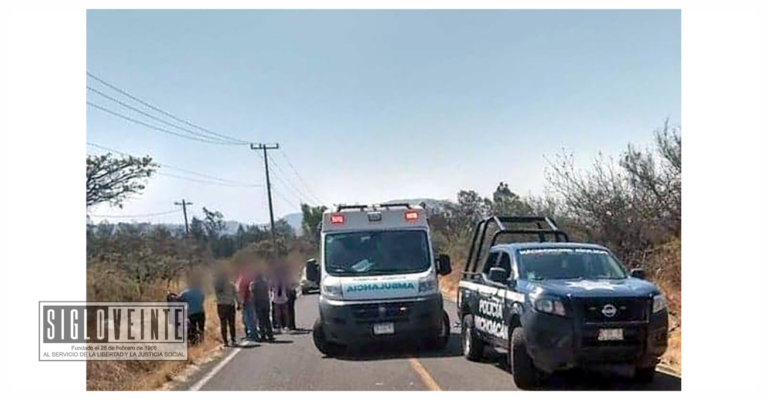 Mujer muere al derrapar la moto que conducía su esposo