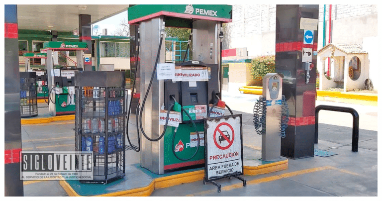 PROFECO inmoviliza bombas despachadoras en gasolinera del centro de Huetamo