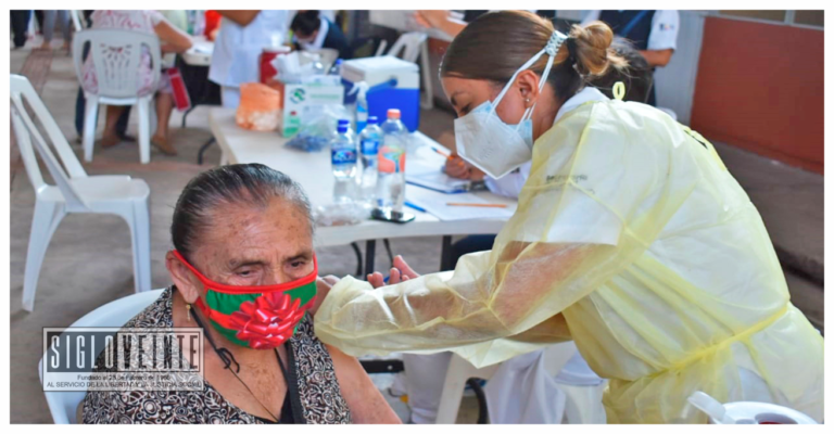 Al concluir jornada de vacunación anti COVID-19 en Tuzantla, mil 652 adultos mayores fueron inmunizados