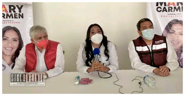 Arranca campaña la petista Mary Carmen Bernal por el Distrito Federal 03 con cabecera en Zitácuaro sin suplente, dice que será de Huetamo