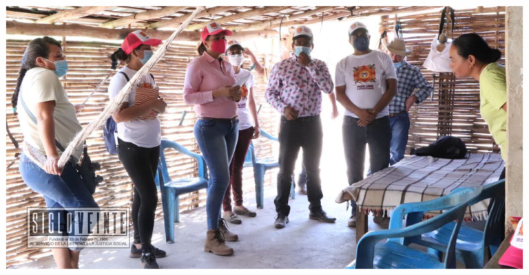 Caracuarenses responden con entusiasmo a las propuestas de Ely Garduño