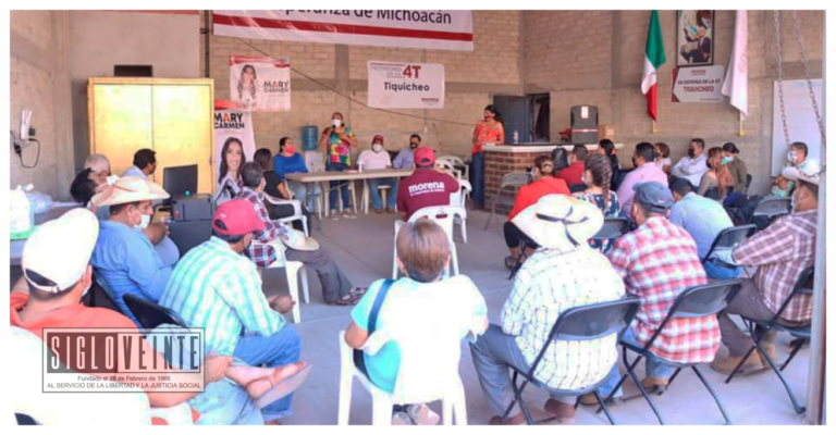 Simpatizantes de MORENA y el PT de Huetamo y Tiquicheo cierran filas con Mary Carmen Bernal