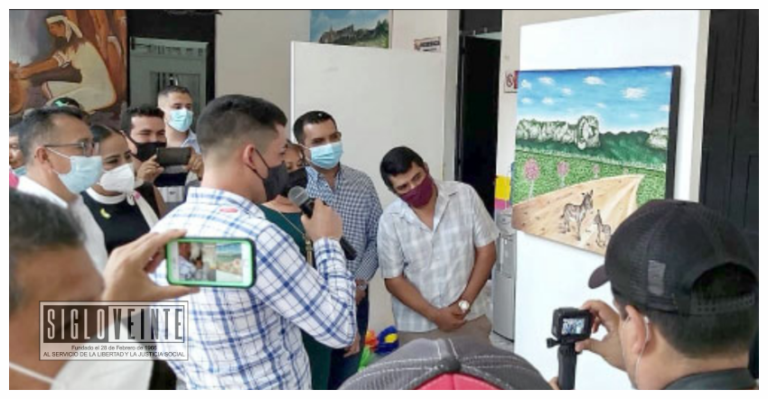 “Huetamo es Arte”, la segunda exposición pictórica de Alexis Valencia