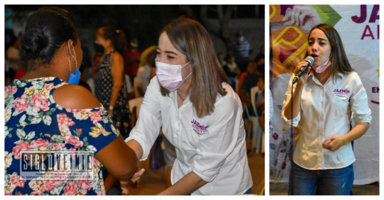 Aquí no hay aspiraciones personales, nos motiva el pueblo de Tuzantla resalta Jazmín Arroyo