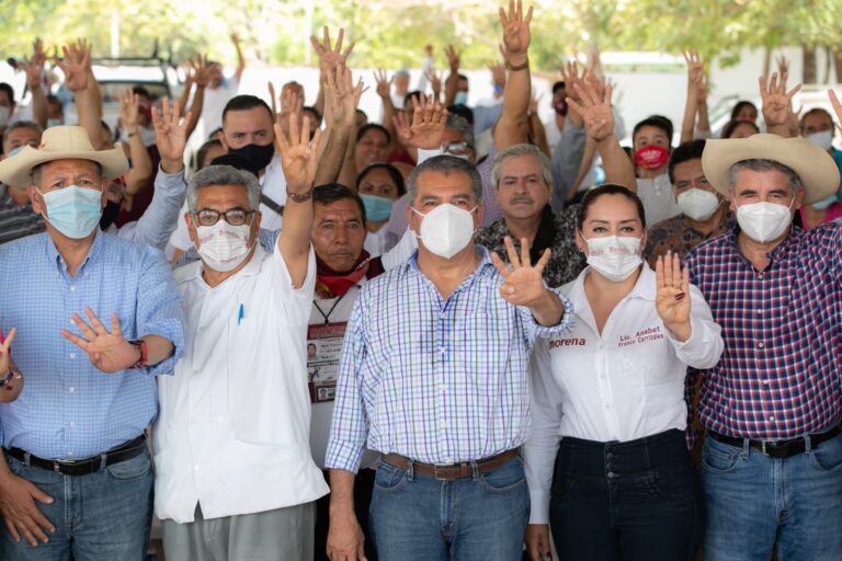 Constata Raúl Morón apoyo de Huetamo a la 4T