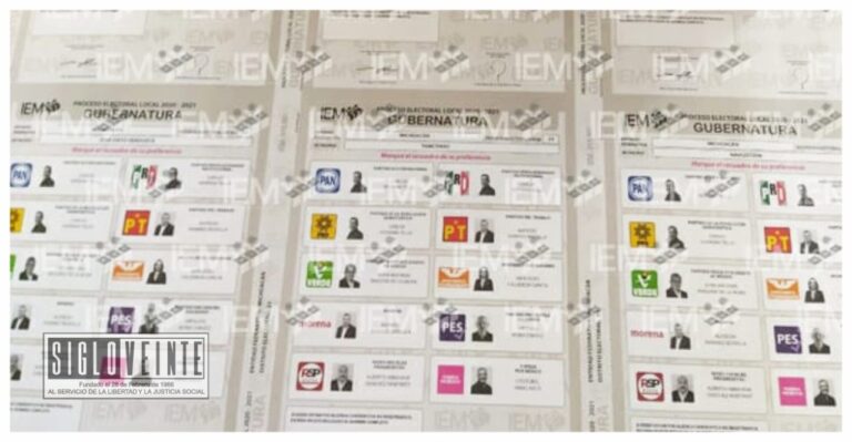 Debido a supuestos errores en más boletas electorales, el IEM afirma que se imprimieron con información que dieron los partidos políticos