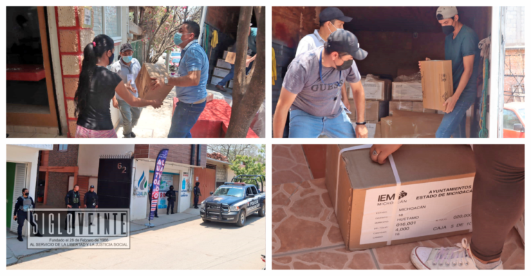 Llegan a Huetamo las boletas electorales para la elección del próximo 6 de junio