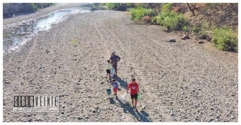 Agoniza el Río Carácuaro, está prácticamente seco
