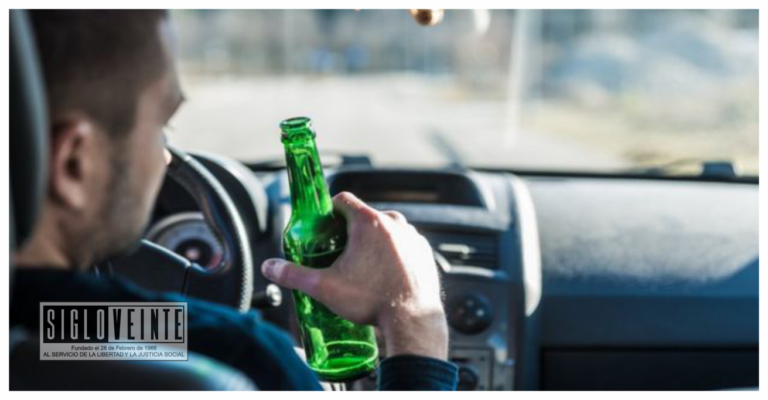 Multa de 3 mil 696 pesos a quienes conduzcan en estado de ebriedad
