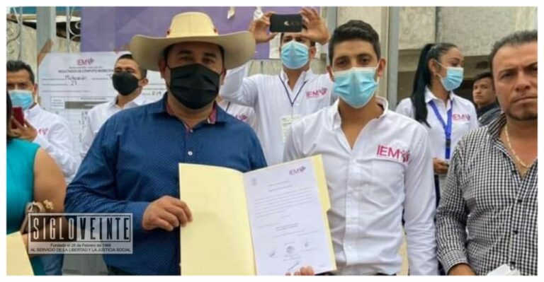 Otorga el IEM Constancia de Mayoría a Arturo Serrato como presidente electo de Tuzantla