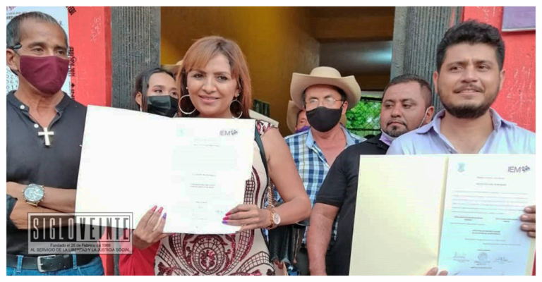 Recibe Catalina Pérez Negrón constancia de mayoría y validez que la acredita como presidencia municipal electa de Tiquicheo