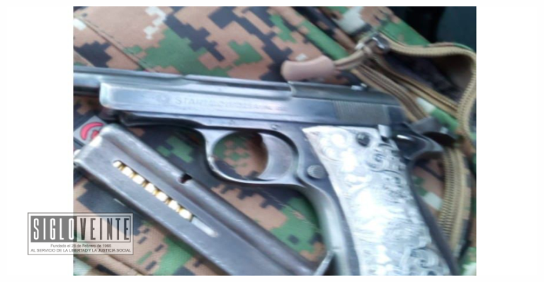 Asegura la SSP a una persona en posesión de un arma de fuego y cartuchos útiles, en Tzitzio