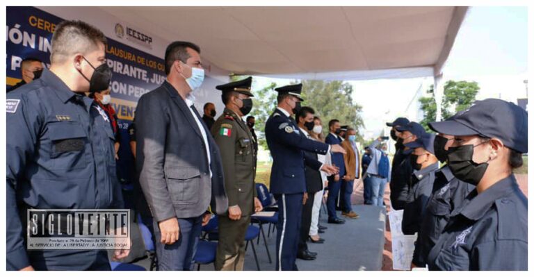 Concluyen policías municipales de Huetamo curso de Formación Inicial Aspirante
