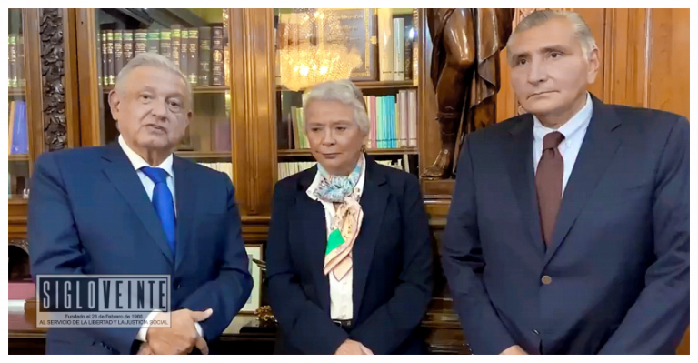 Andrés Manuel López Obrador confirma la salida de Olga Sánchez Cordero de la Secretaría de Gobernación y la llegada de Adán Augusto López a sustituirla