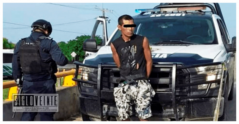 Detienen a hombre con bebé muerto en puente de Veracruz