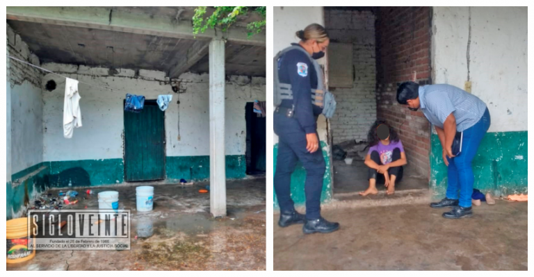 En Cútzeo, rescata la Policía Municipal a adolescente que estaba en estado de abandono y señas de violencia física y sicológica
