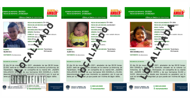 Localiza en Jalisco a madre y sus tres hijos reportados como desaparecidos en Tacámbaro