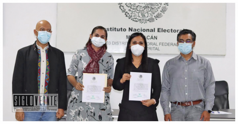 Reciben Mary Carmen y Liliana Carreño constancia de mayoría