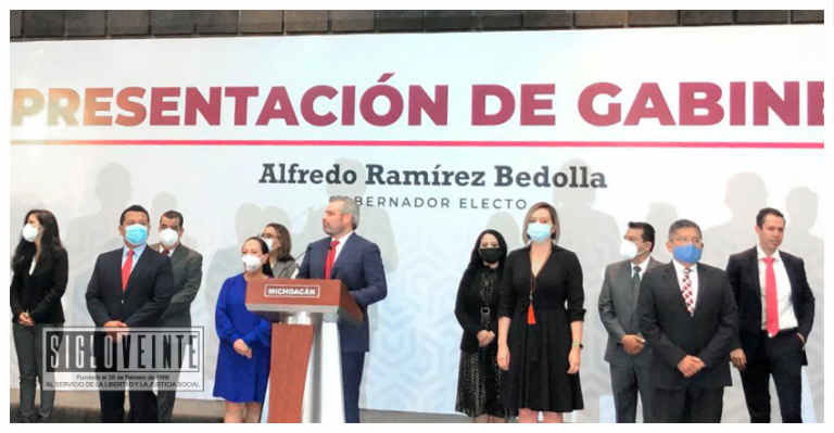 Alfredo Ramírez presenta a los integrantes de su gabinete; Elías Ibarra será titular de la Secretaría de Salud