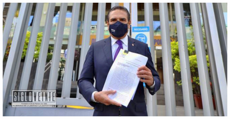 Presenta Silvano Aureoles queja ante la Comisión Nacional de Derechos Humanos por intromisión del crimen en comicios de Michoacán