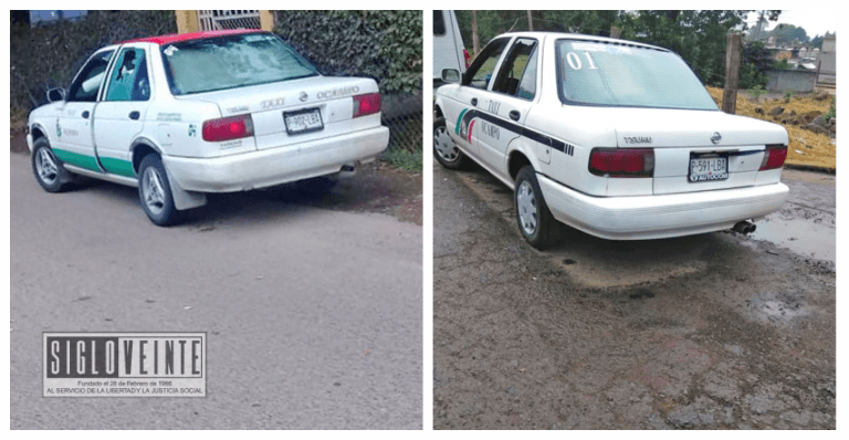 Acribillan en Zitácuaro a dos taxistas de Ocampo