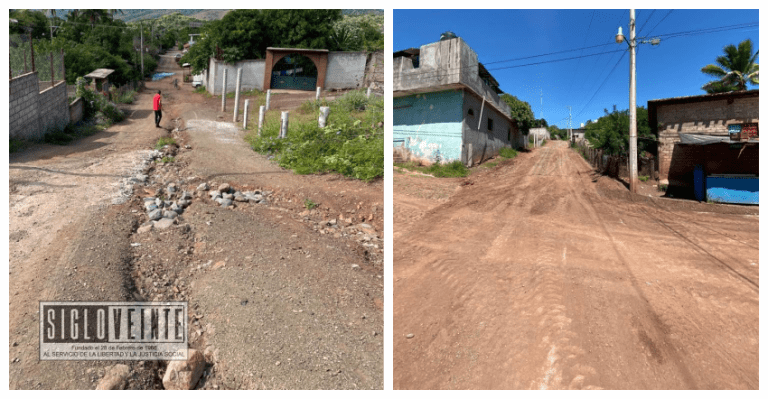 Ayuntamiento de Tiquicheo da mantenimiento a calles de la cabecera municipal