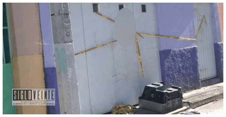 En Jacona, dejan colgada una cabeza humana en la puerta de una casa