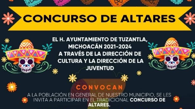 Ayuntamiento de Tuzantla lanza Concurso de Altares