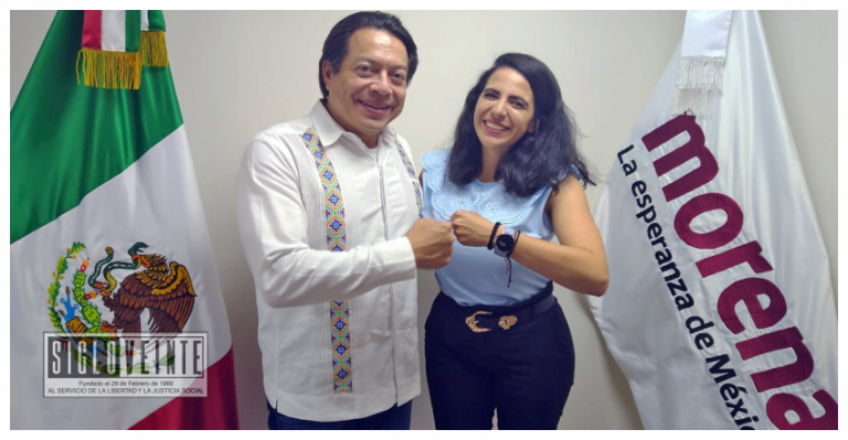 Giulianna Bugarini es la nueva líder estatal de Morena en Michoacán