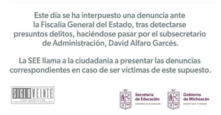 Denuncia la SEE fraude por supuesta entrega de plazas de maestro