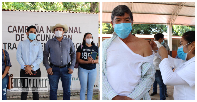 Inicia alcalde de Tuzantla campaña de vacunación contra la influenza