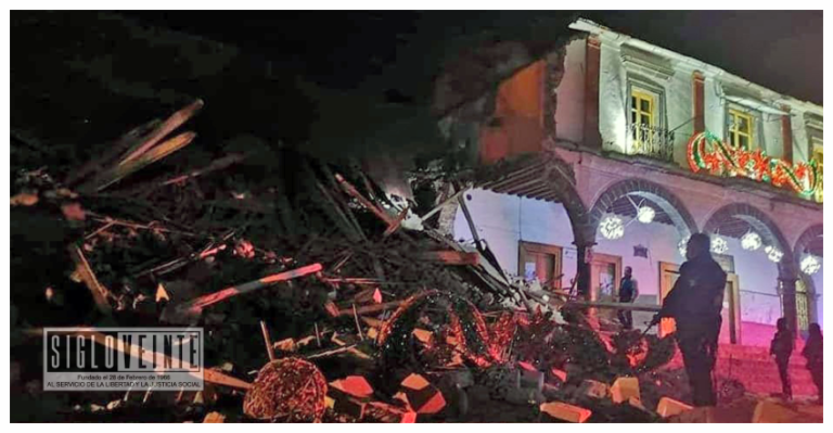 Madre e hijo mueren al colapsar portal en Tlalpujahua