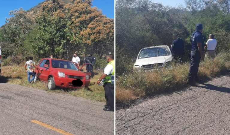 Chocan camioneta y coche compacto en la desviación a Los Llanos