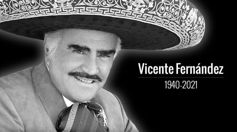 Murió Vicente Fernández, el ídolo de la música mexicana