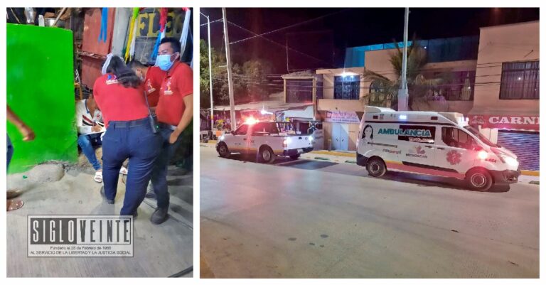 Ebrio motociclista se cae en el cruce del Libramiento y la Avenida Madero Norte