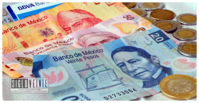 El salario mínimo en México será de 172.87 pesos a partir del 2022