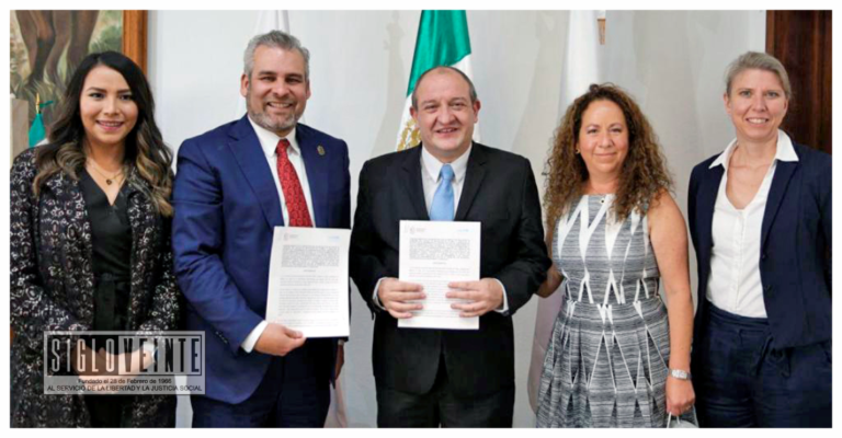 Firma el gobernador de Michoacán convenio con la UNICEF para impulsar acciones a favor de los infantes y adolescentes michoacanos