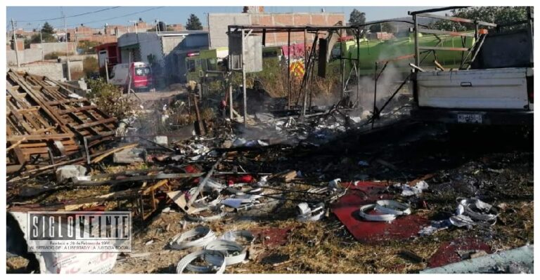 Explosión de pirotecnia en humilde vivienda, deja un herido en Morelia