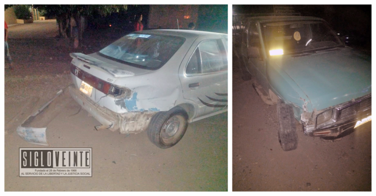 Por conducir en estado de ebriedad, sujeto provoca choque entre camioneta y automóvil en Riva Palacio