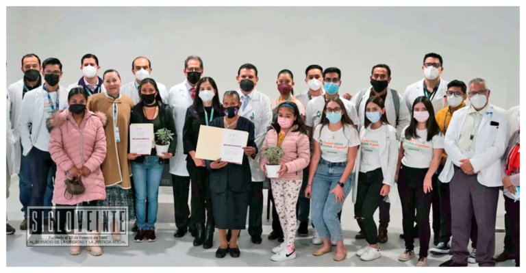 Reconocen la SSM a 30 familias michoacanas porque decidieron donar sus órganos y dar una nueva oportunidad a una persona que lo necesite
