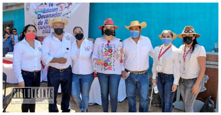 Alcalde de Tzitzio y la diputada Adriana Hernández inauguran la Expo Agropecuaria en el Devanador