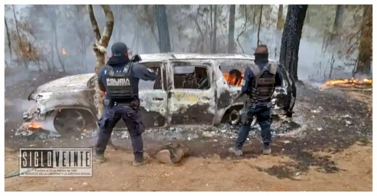 Grupos delictivos antagónicos se enfrentan en el municipio de Ciudad Hidalgo, extraoficialmente 3 hombres fallecidos