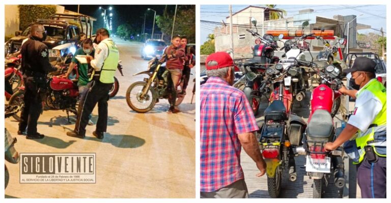 38 infracciones y cero accidentes de motociclistas, resultado de la primera semana del operativo para el uso obligatorio del casco protector en Huetamo