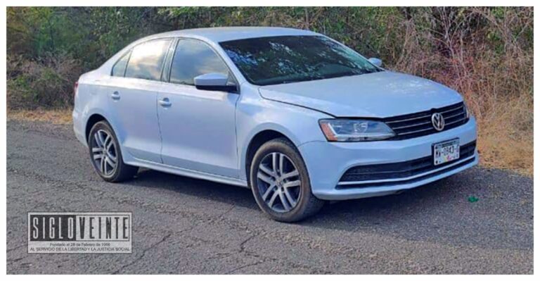 La Policía Michoacán recuperó en Huetamo un vehículo robado, hay un detenido