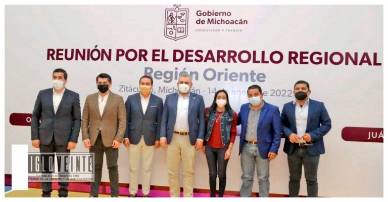 Para la región oriente más de 500 mdp en proyectos, Ramírez Bedolla se reúne con las y los alcaldes de Zitácuaro, Juárez, Susupuato y Tuzantla