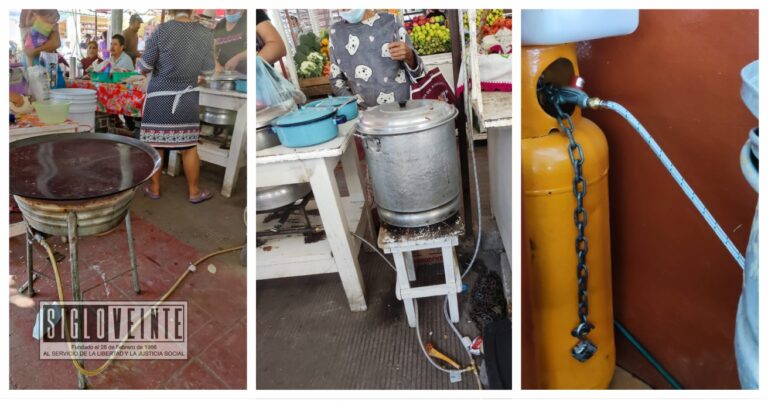 Comerciantes de comida del mercado municipal de Huetamo mejoran sus medidas de seguridad
