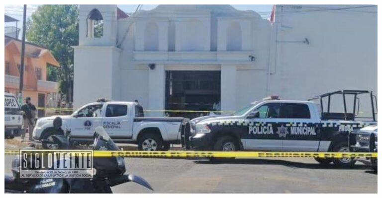 Cuando estaba en misa, joven fue atacado a balazos y falleció justo en la entrada de la Parroquia de María Madre de Morelia